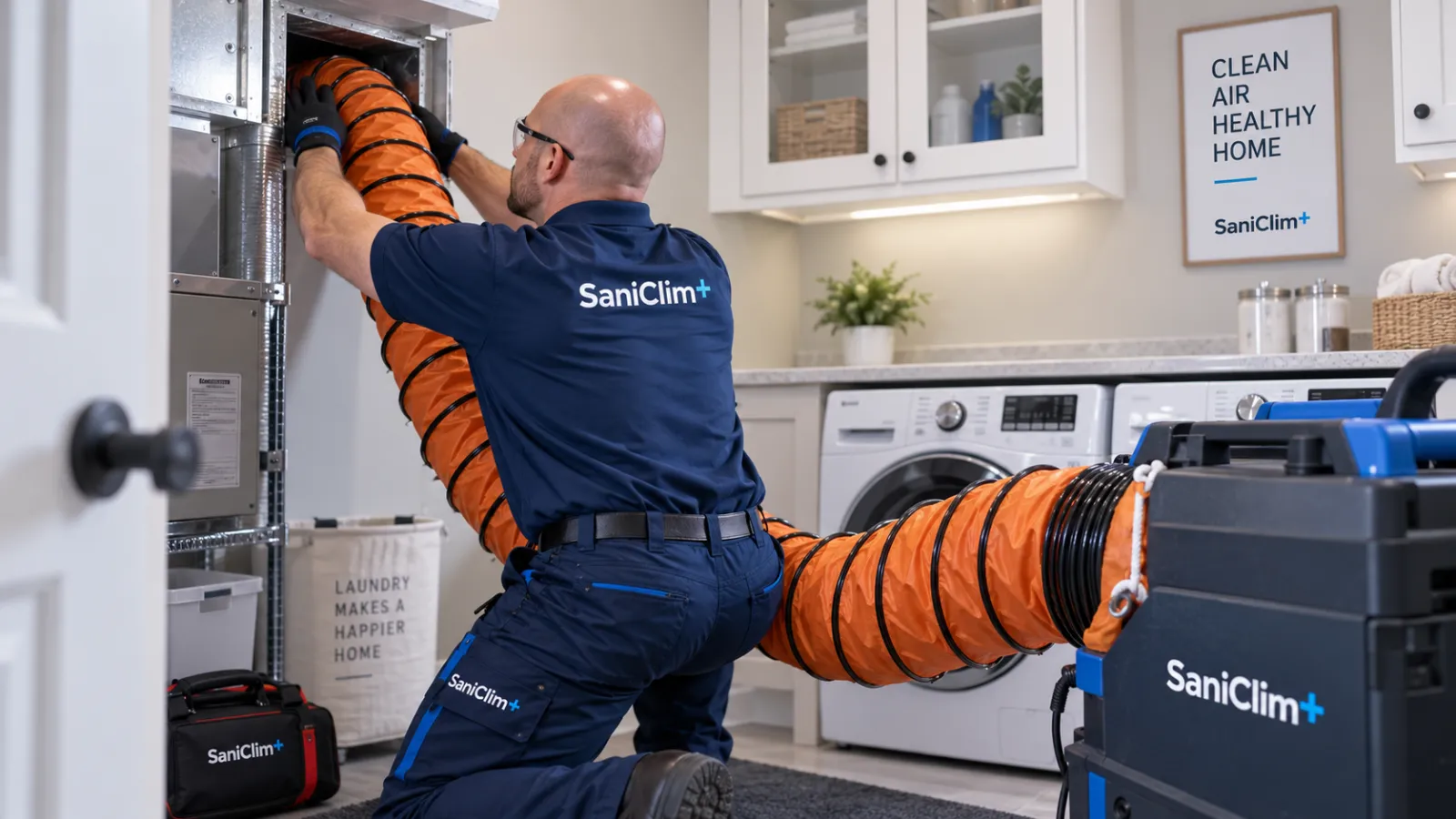 Technicien Saniclim intervenant à domicile